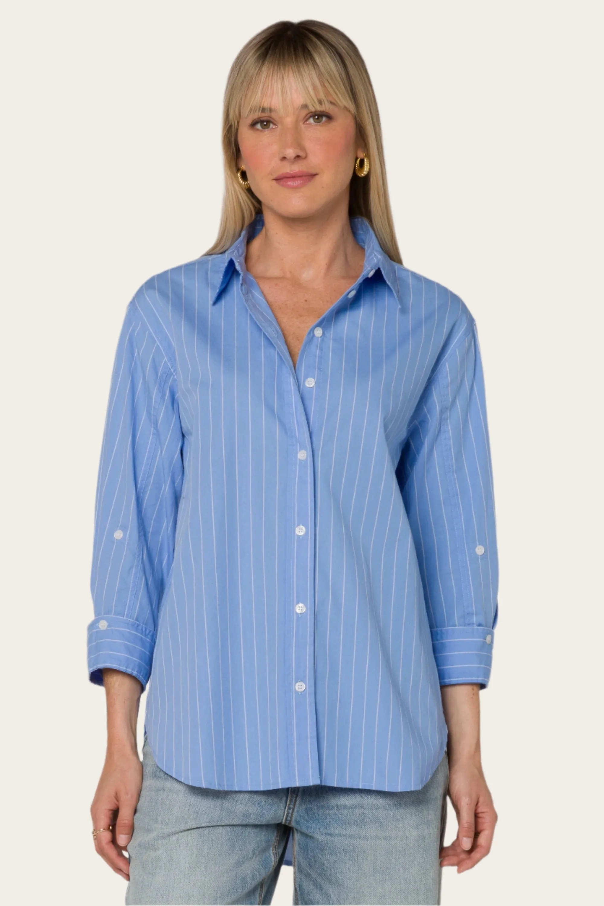 Suri Stripe Button Down