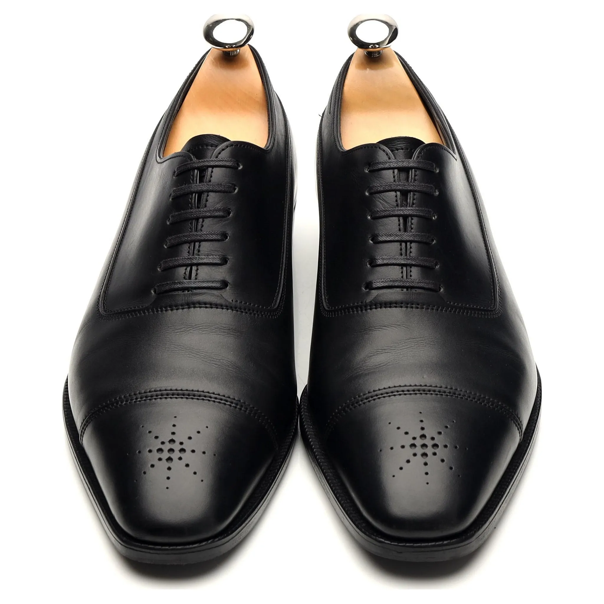 'Sutton' Black Leather Oxford UK 7.5 E