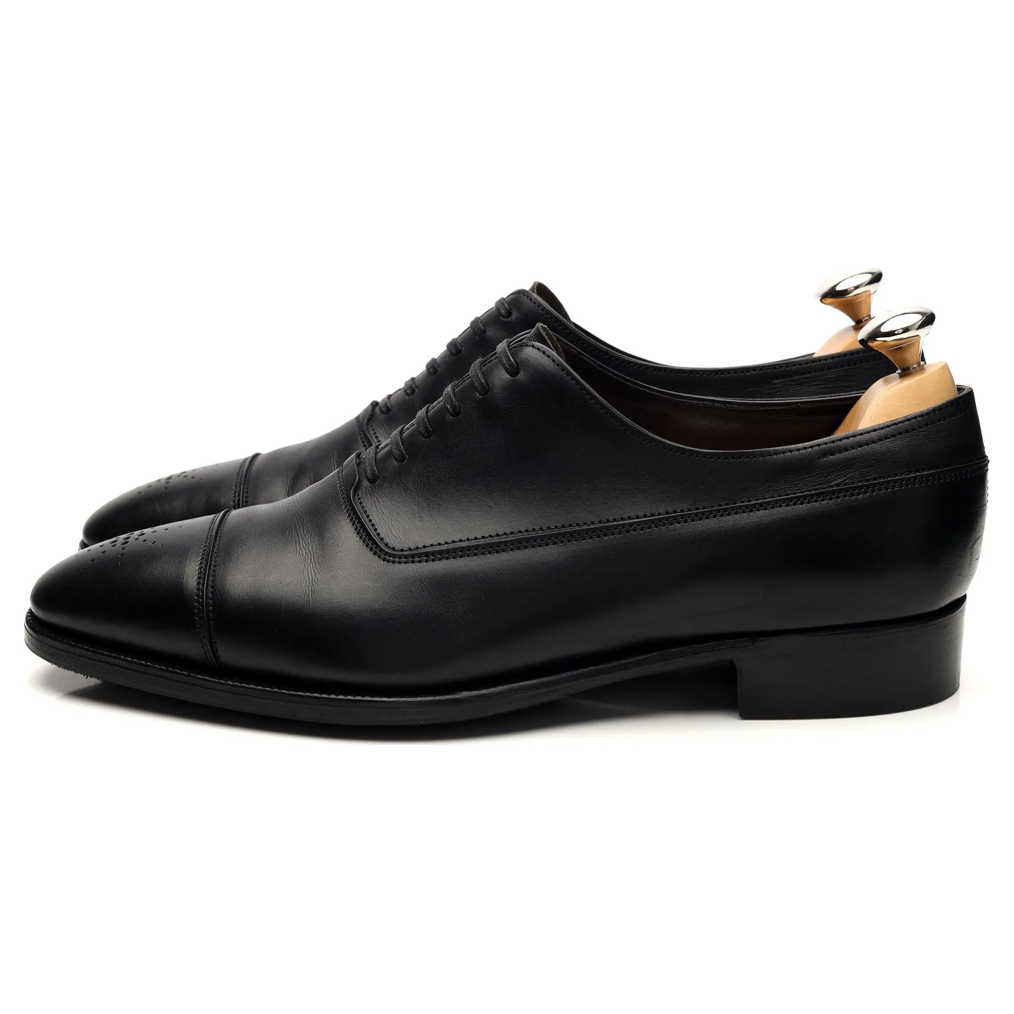 'Sutton' Black Leather Oxford UK 7.5 E