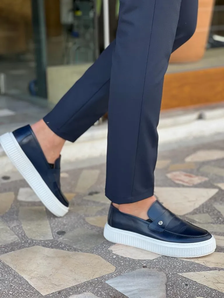 Tampa Navy Blue Rock Shoes: Elevate Your Style