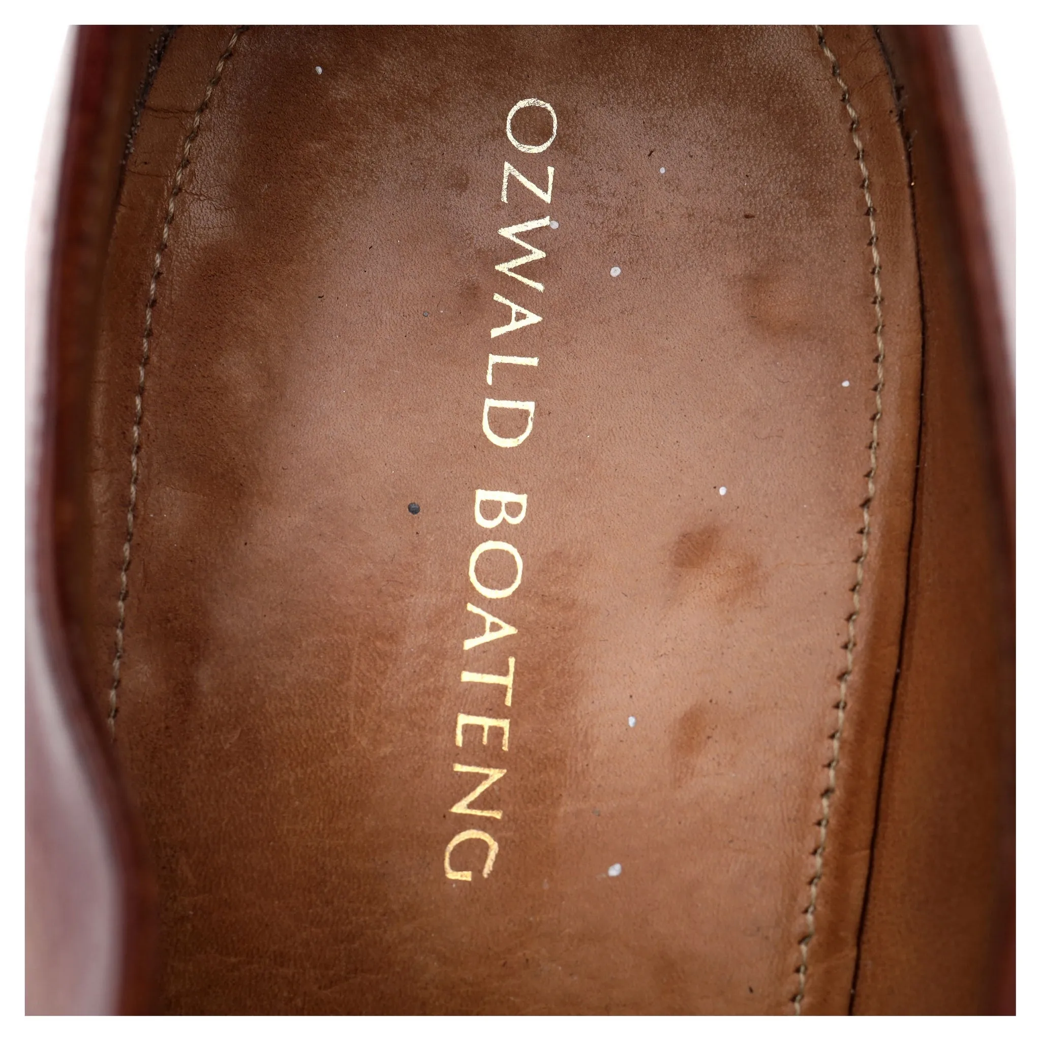 Tan Brown Leather Oxford UK 9