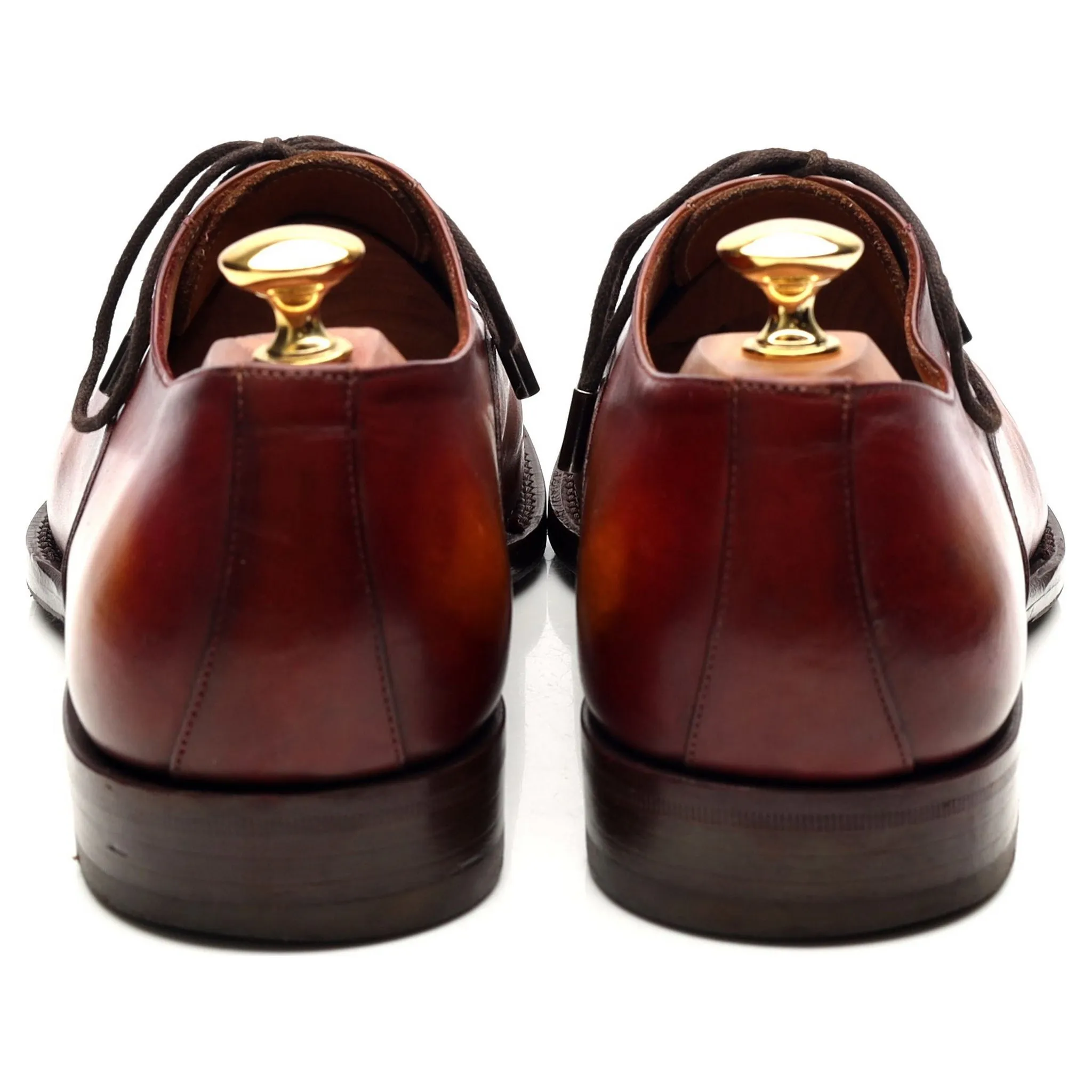Tan Brown Leather Oxford UK 9