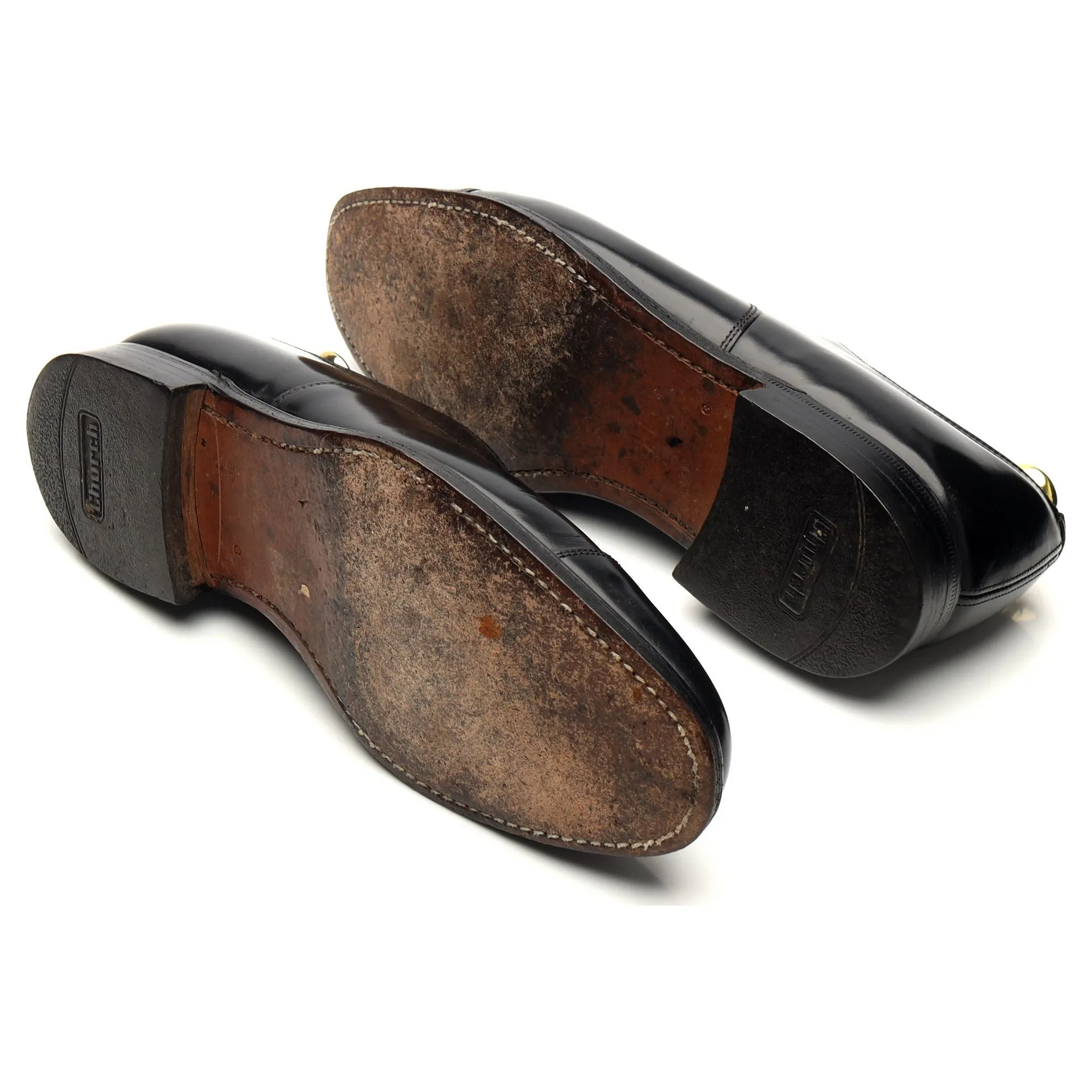 'Thames' Black Leather Oxford UK 8 G