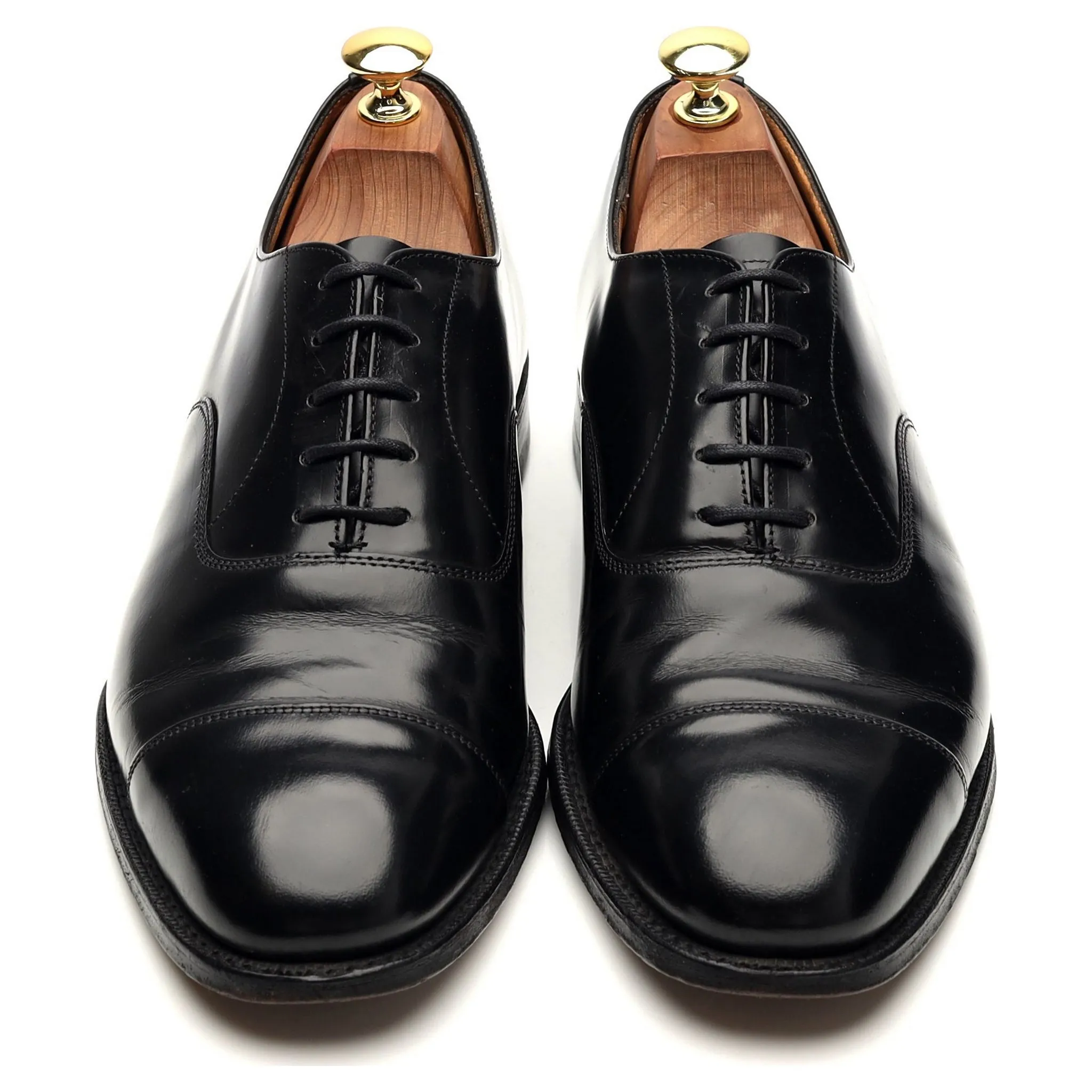 'Thames' Black Leather Oxford UK 8 G