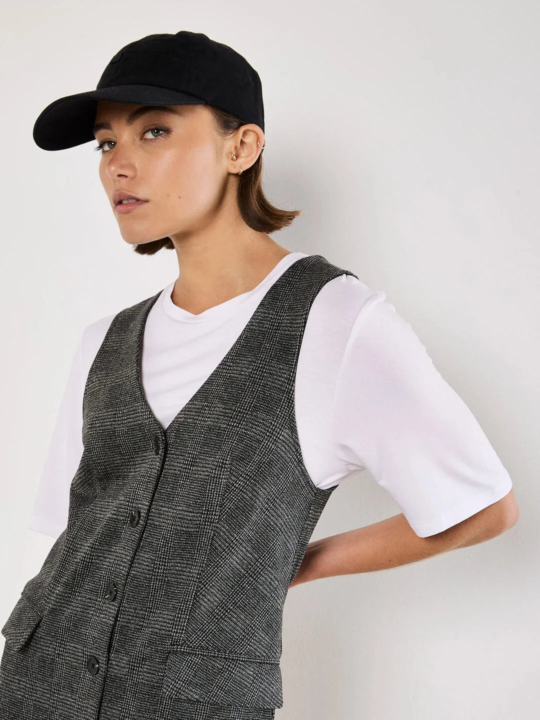 The Catherine Waistcoat Mini Dress - PLUS