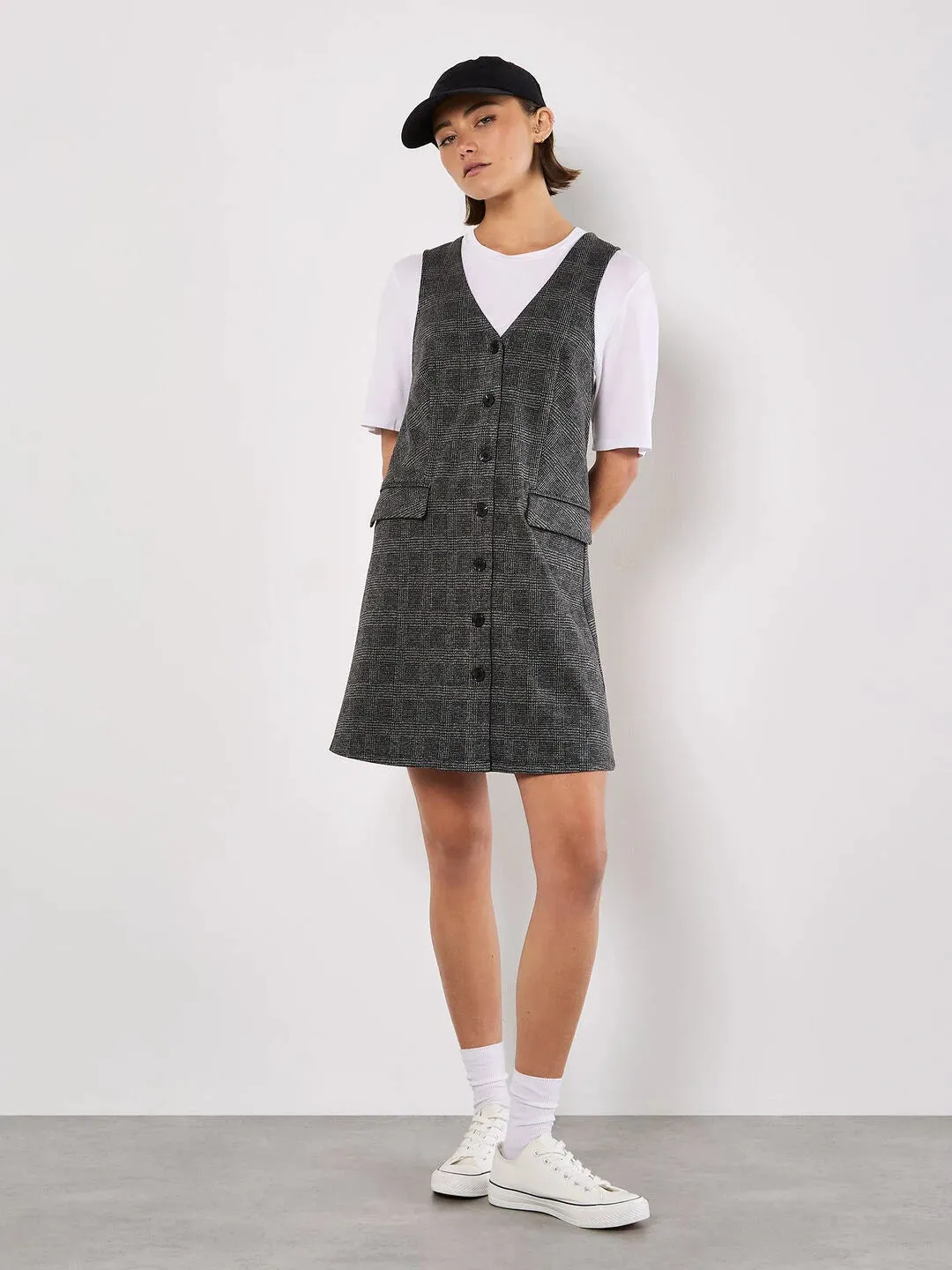The Catherine Waistcoat Mini Dress - PLUS