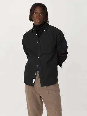 The Loose Oxford Shirt in Black