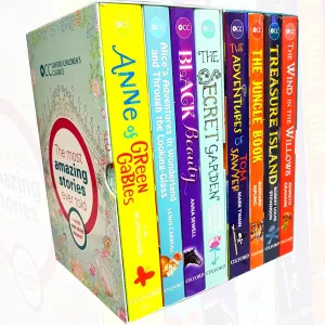 The Most Amazing stories ever told Oxford Children's Classics World of Adventure and wonders 8 books collection box set