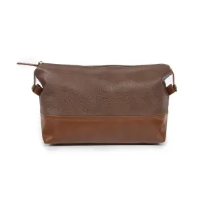 The Oxford Toiletry Bag (Chocolate Brown)