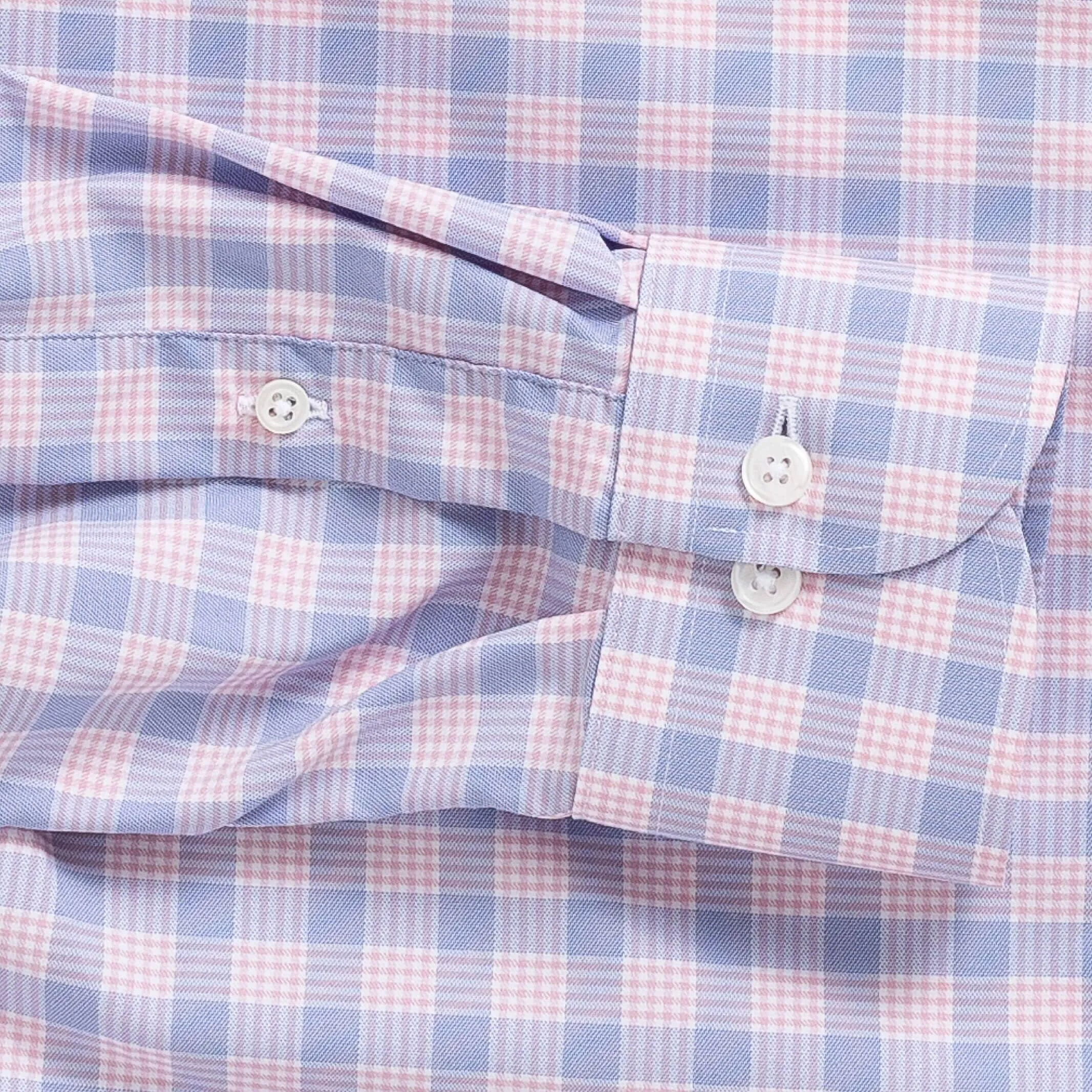 The Pink Swafford Performance Plaid Custom Shirt