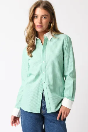 The Pinstripe Icon Blouse