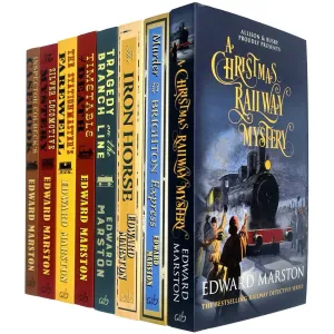 The Railway Detective Series 8 Books Collection Set By Edward Marston (A Christmas Railway Mystery & More... )