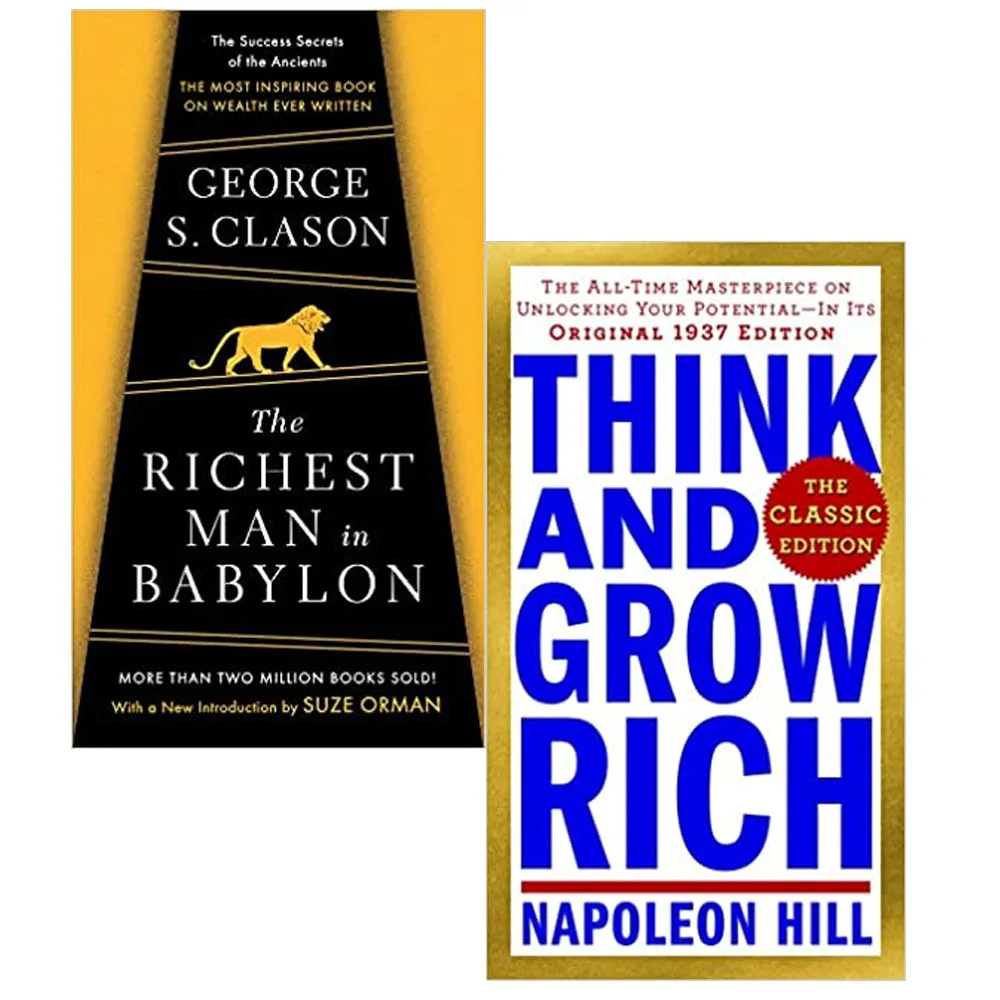 The Richest Man In Babylon, Think and Grow Rich 2 Books Collection Set