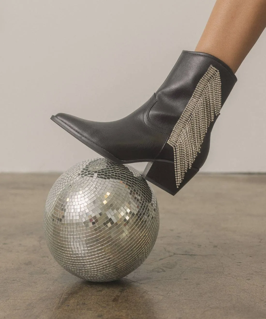 The Rowan Black Bootie