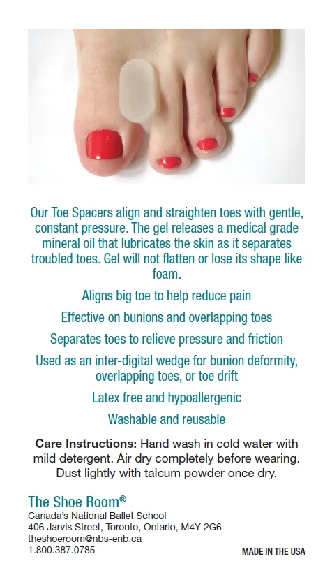 The Shoe Room Toe Spacers Small
