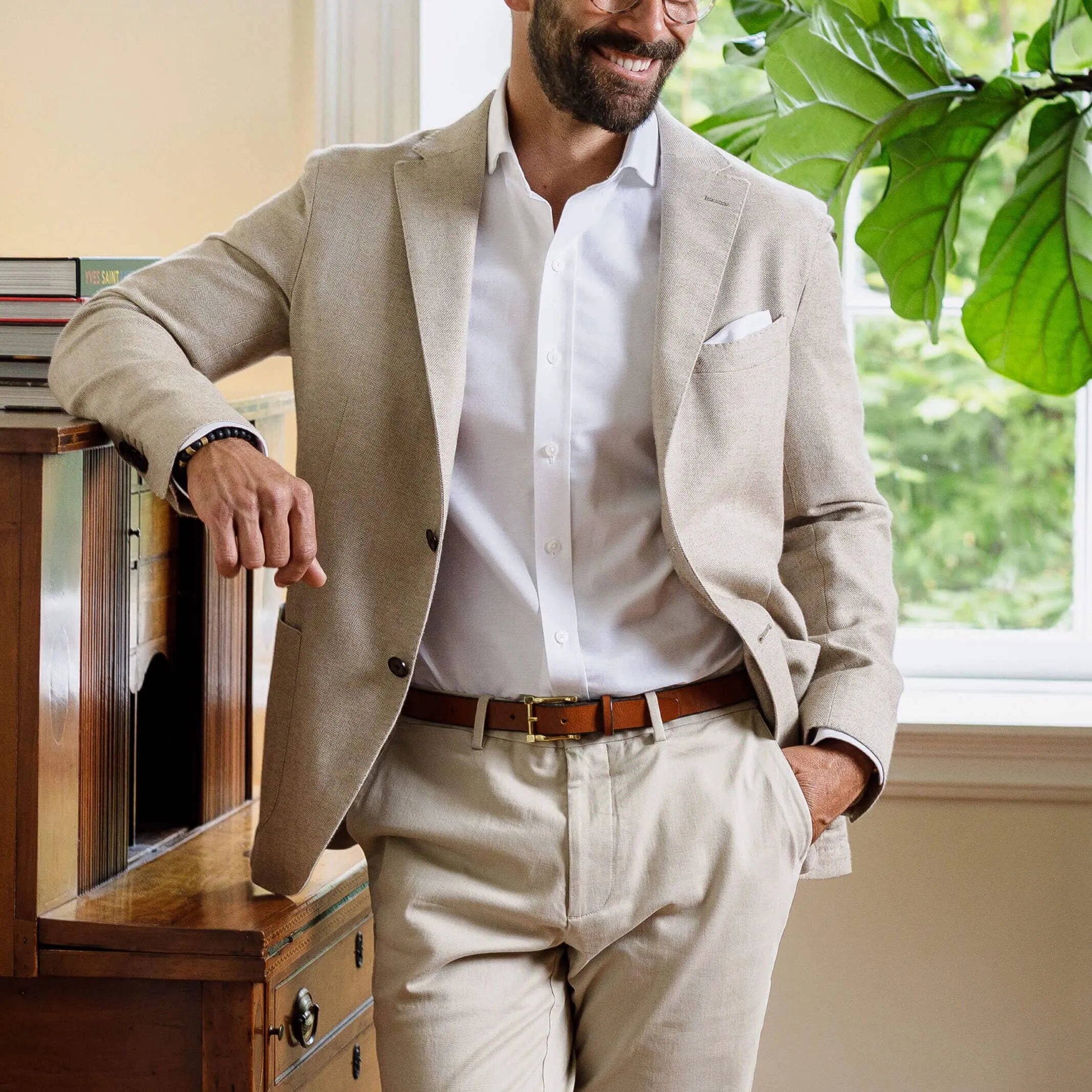 The White Mayfield Oxford Custom Shirt