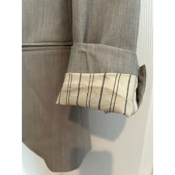 THEORY Beige Taupe Wool Blazer 2-button Suit Jacket Work Business Fall Winter 4