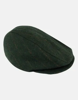 Tobias: Olivve Tweed Cap