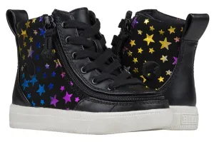 Toddler Black Stars Billy Classic Lace Highs