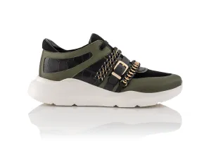 Together We Can Sneaker (Black & Green)