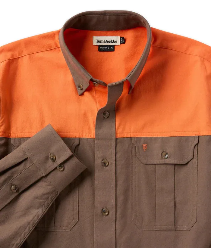 TOM BECKBE UPLANDER SHOOTING SHIRT - BLAZE