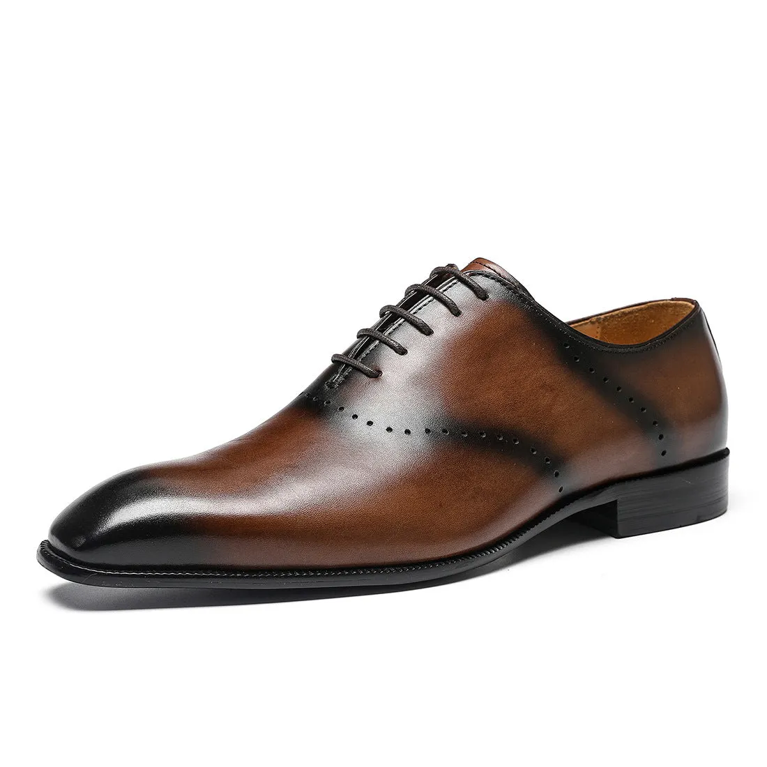 Top Layer Cowhide Men's Dress Shoes Men's Genuine Leather Cow Lining Business Pointed British Style Men's Shoes leather shoes66292