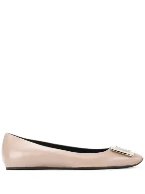 Trompette leather ballet flats