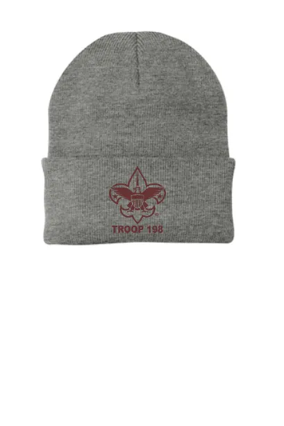 TROOP 198 WATCHCAP KNIT BEANIE