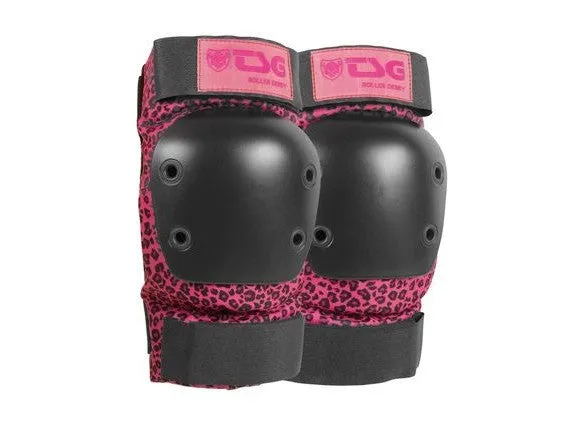 TSG Rollerderby Elbow 2.0 - Pink Leopard - Large