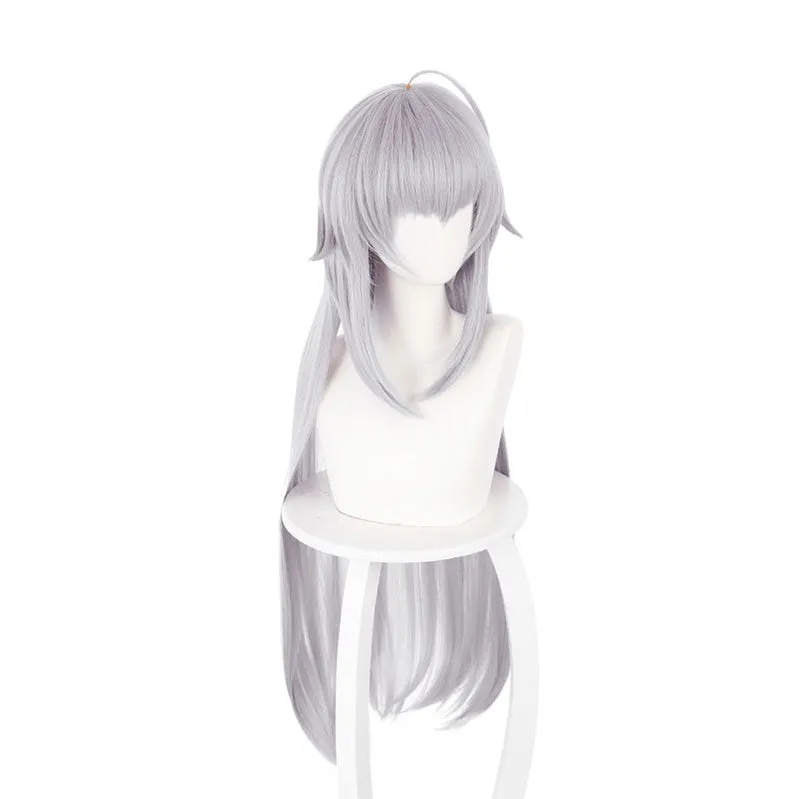 Uma Musume Pretty Derby Oguri Cap Silver Gray Long Copslay Wigs