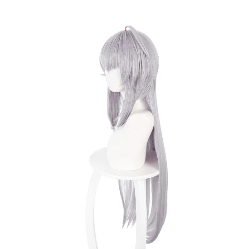 Uma Musume Pretty Derby Oguri Cap Silver Gray Long Copslay Wigs