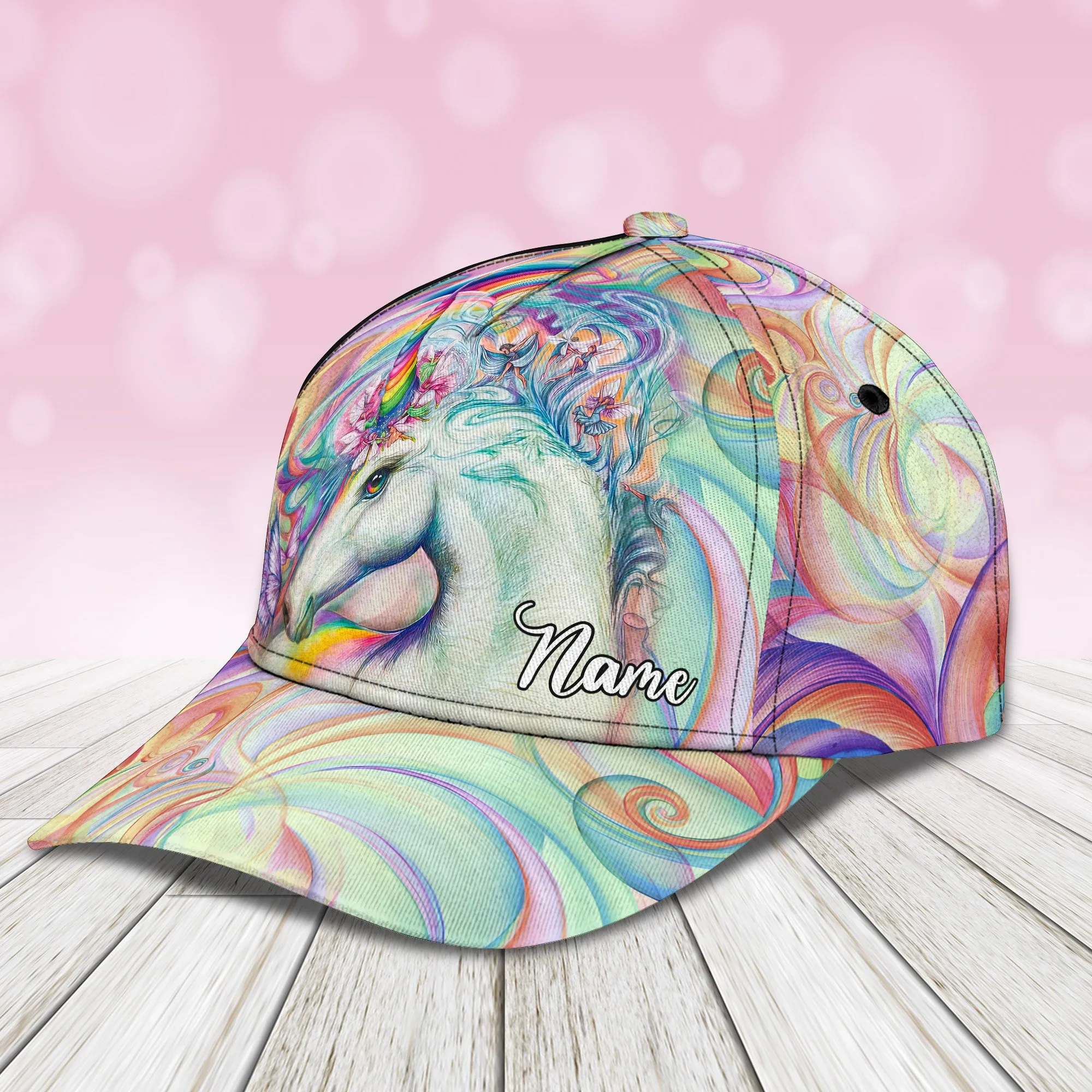 Unicorn - Personalized Name Cap - Loop - Vhv-cap-077