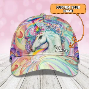 Unicorn - Personalized Name Cap - Loop - Vhv-cap-077