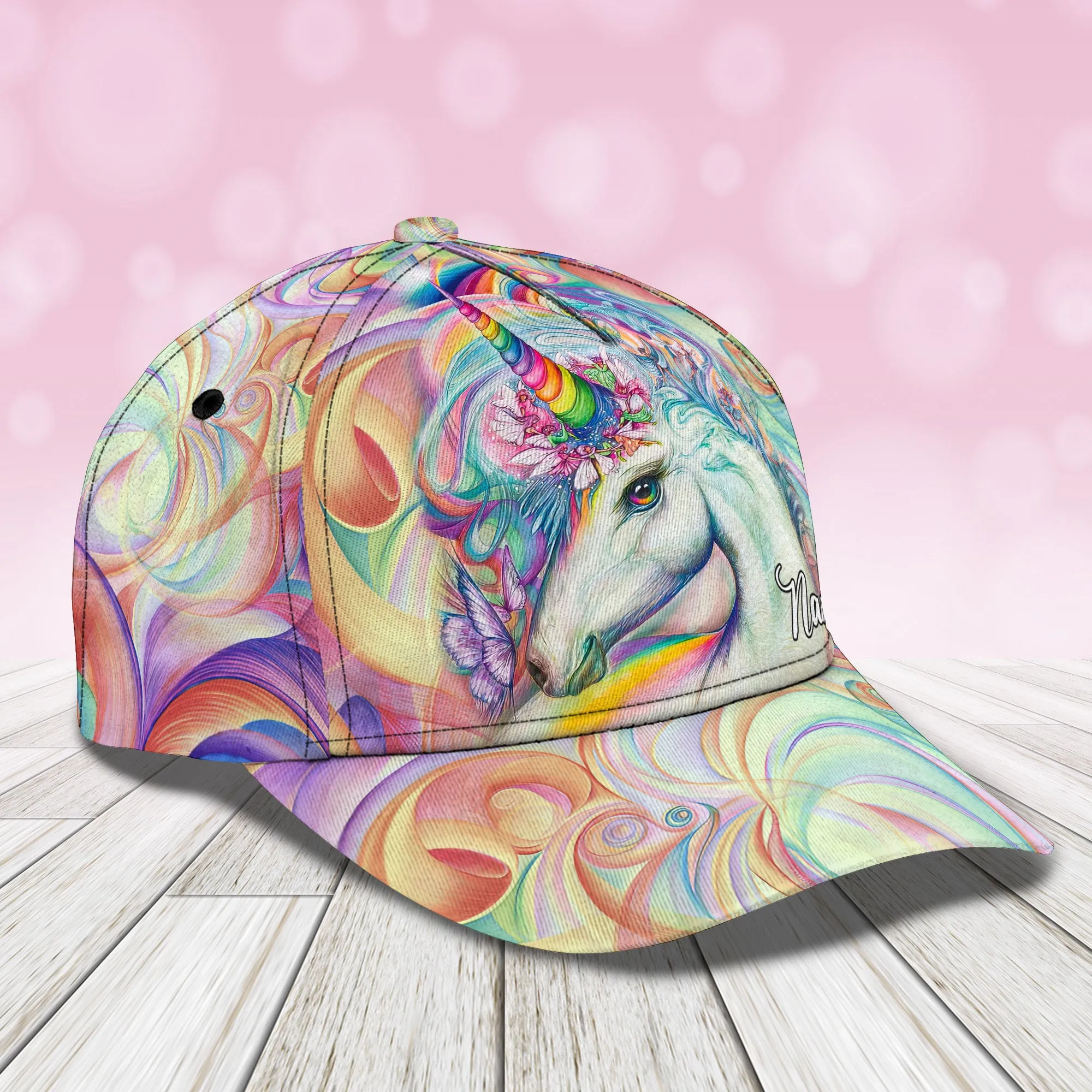 Unicorn - Personalized Name Cap - Loop - Vhv-cap-077