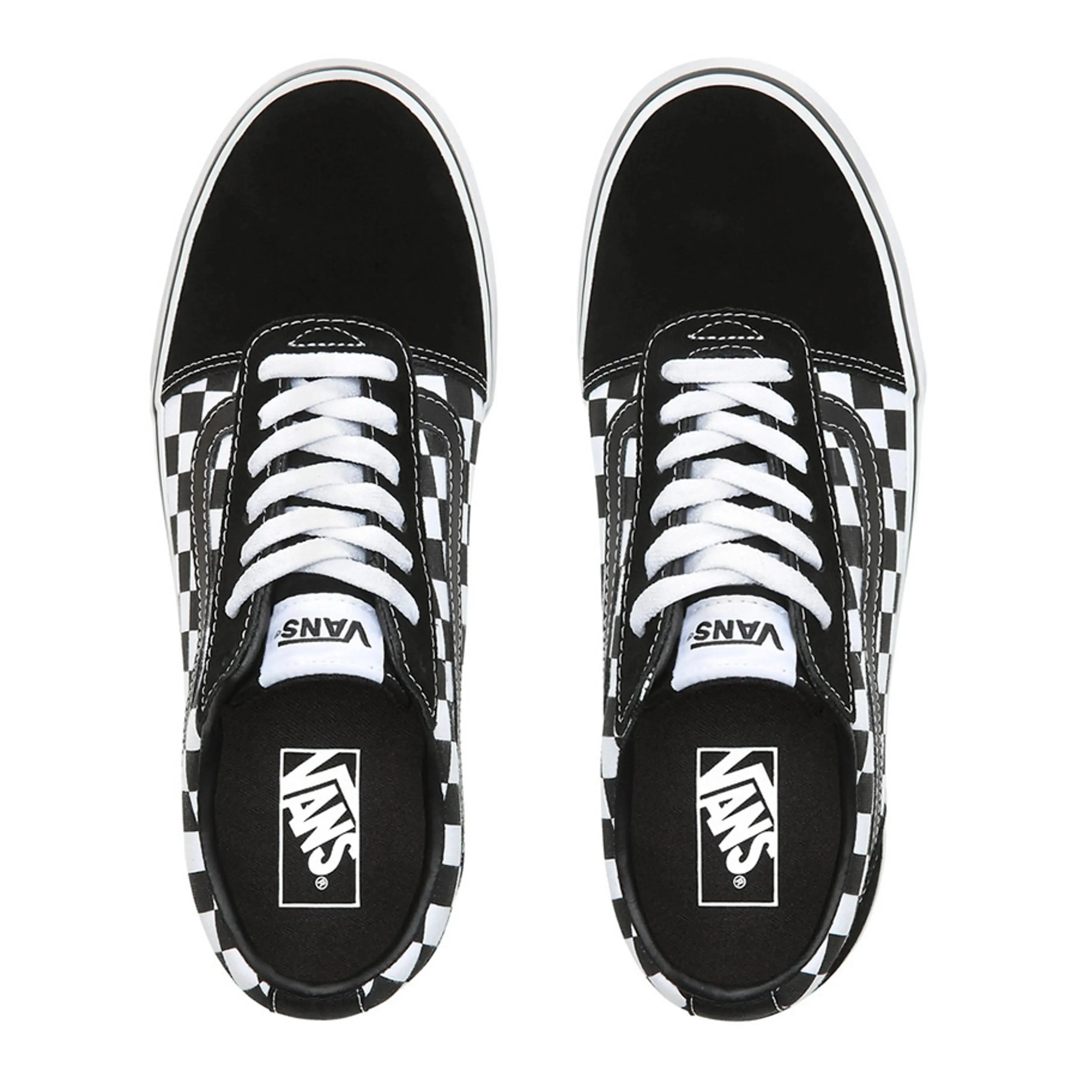 Vans Mens Ward Black And White Check Pvj1