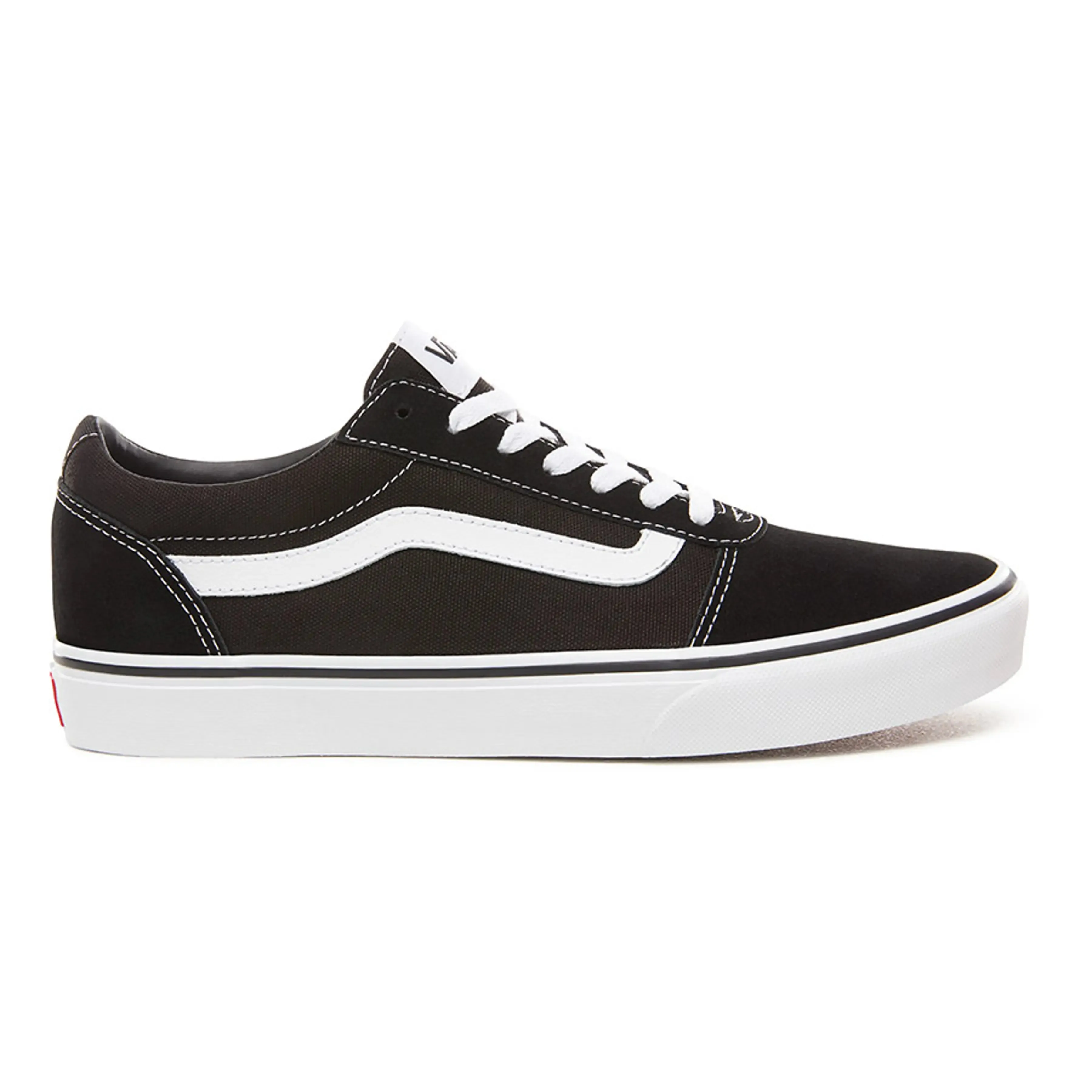 Vans Ward Black White Mens Canvas Shoe