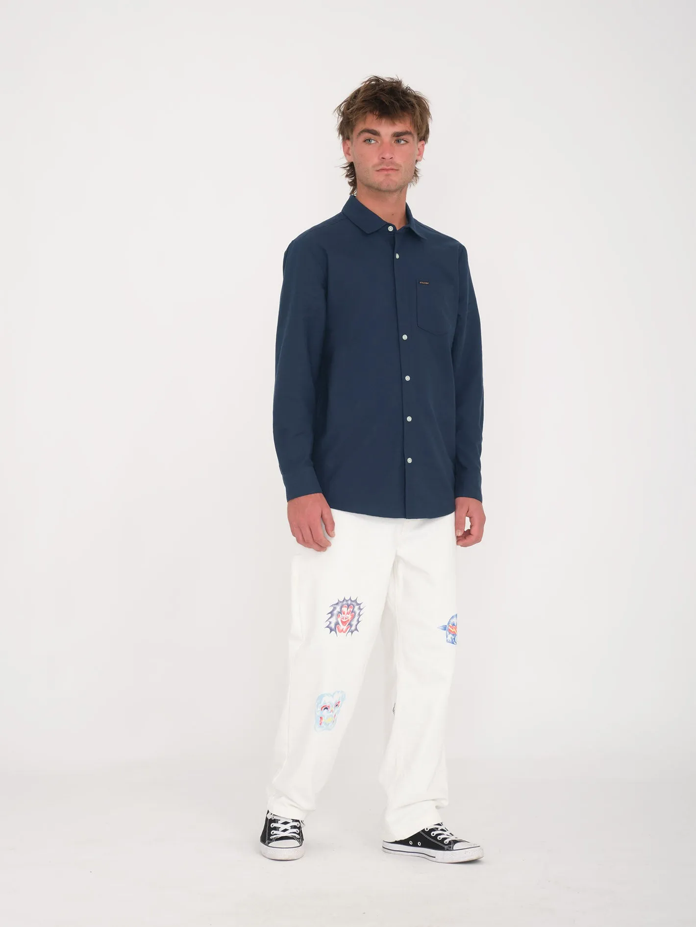 Veeco Oxford Shirt - NAVY