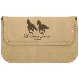 Vegan Leather Business Card Holder