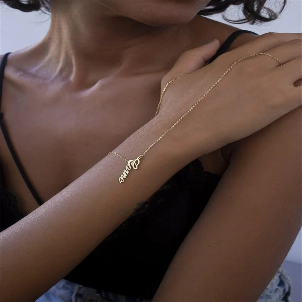 Vertical Custom Name Necklace