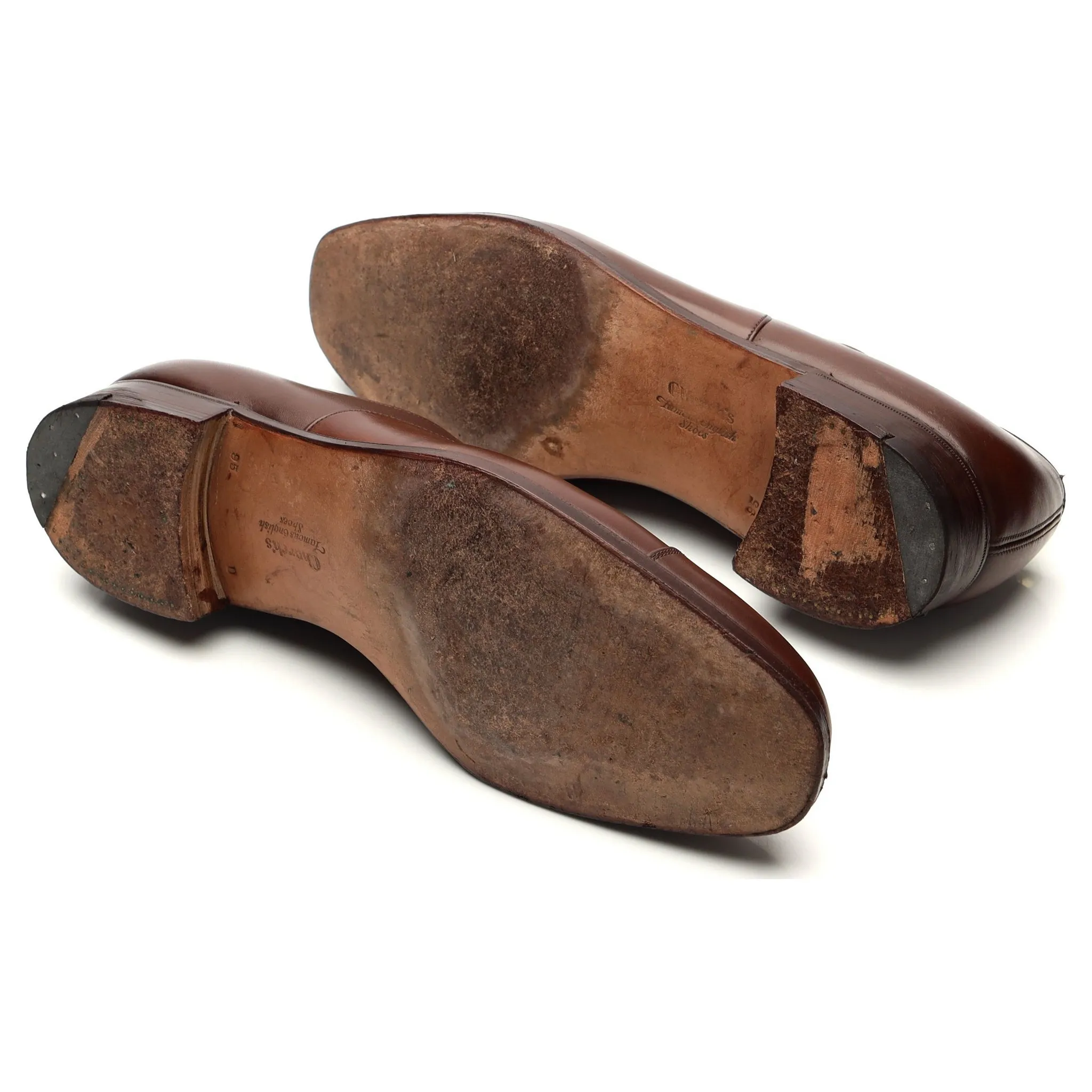 Vintage 'Consul' Brown Leather Oxford UK 9.5 D