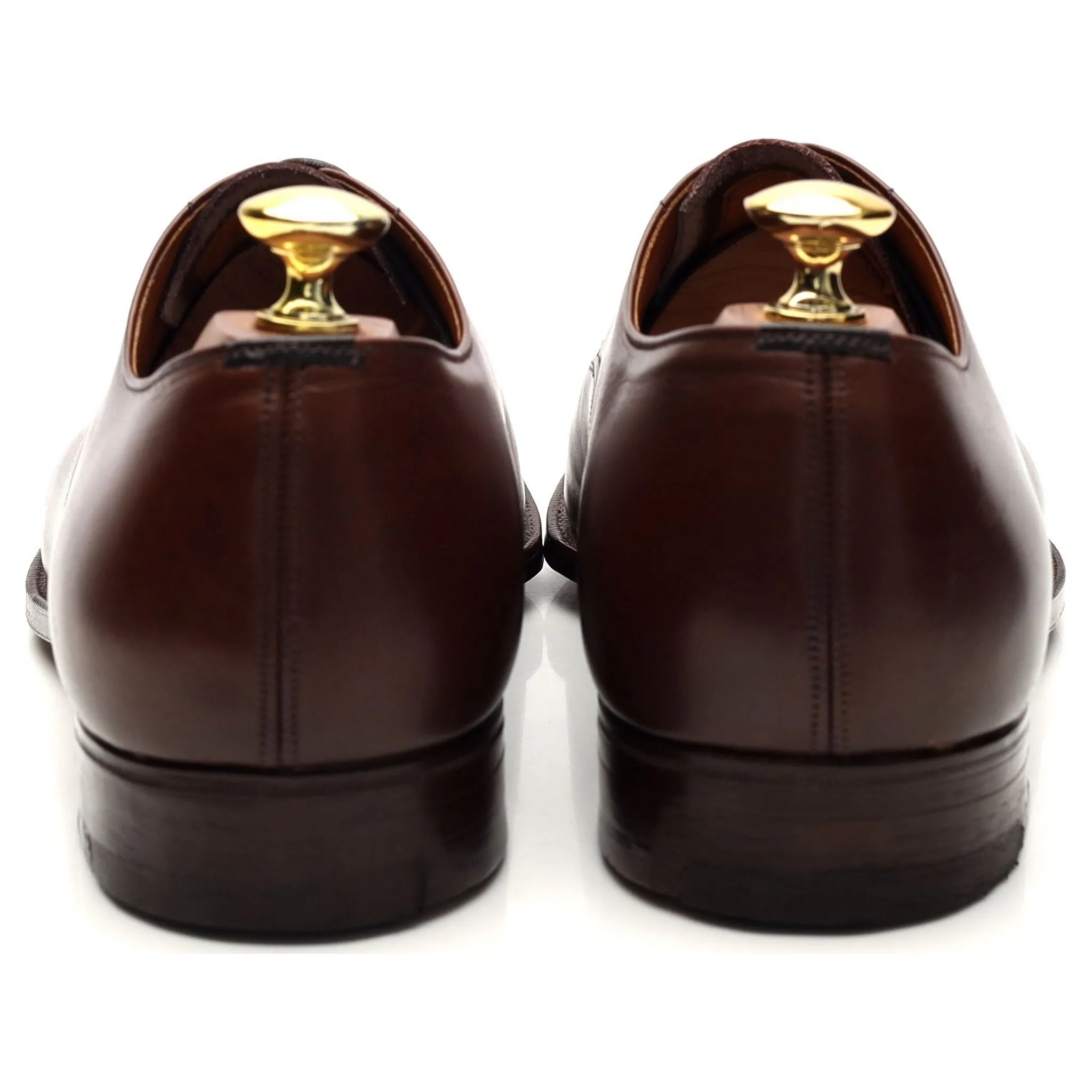 Vintage 'Consul' Brown Leather Oxford UK 9.5 D
