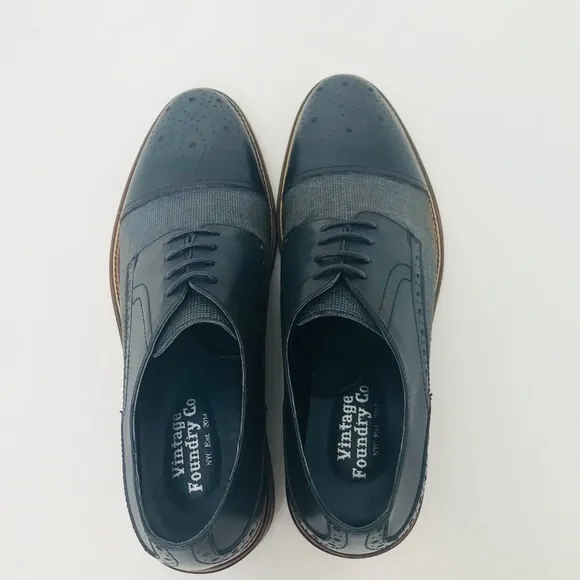 Vintage foundry Zodiac cap toe derby