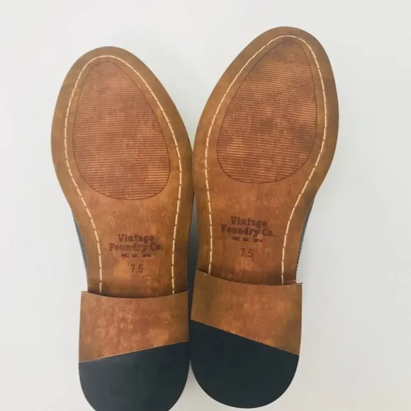 Vintage foundry Zodiac cap toe derby