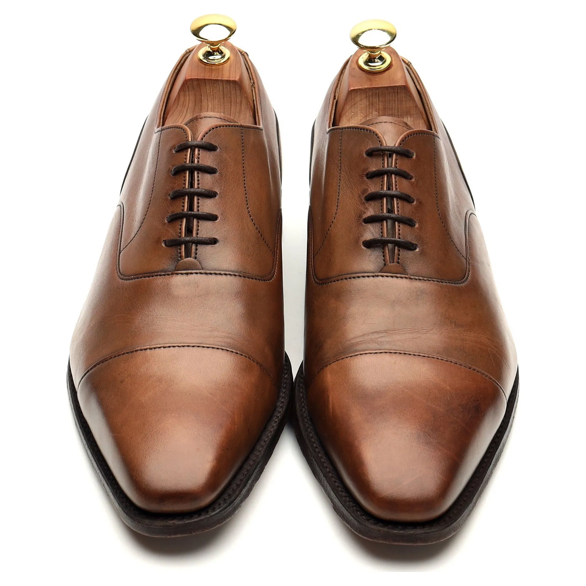 'Warwick' Brown Leather Oxford UK 8 F