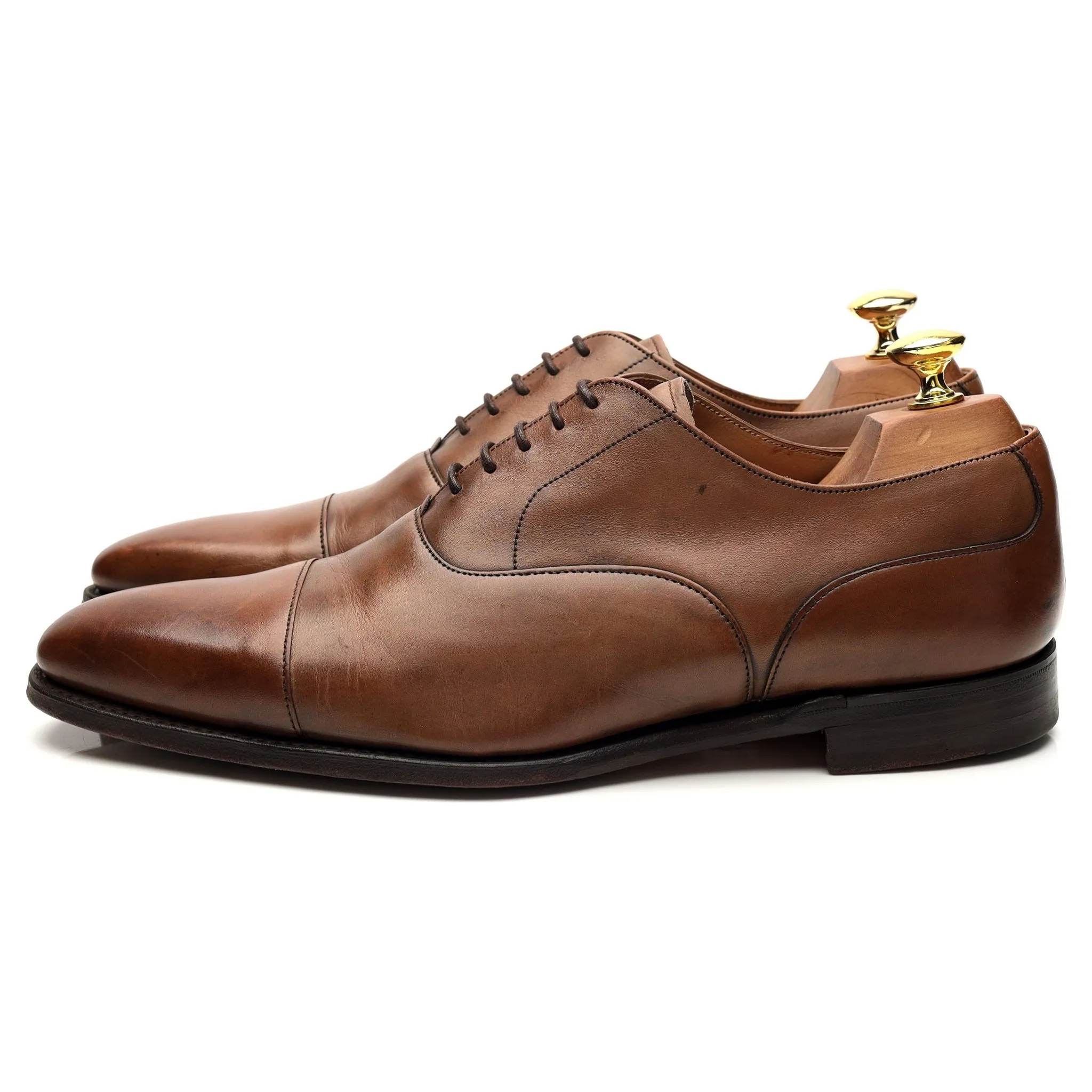 'Warwick' Brown Leather Oxford UK 8 F