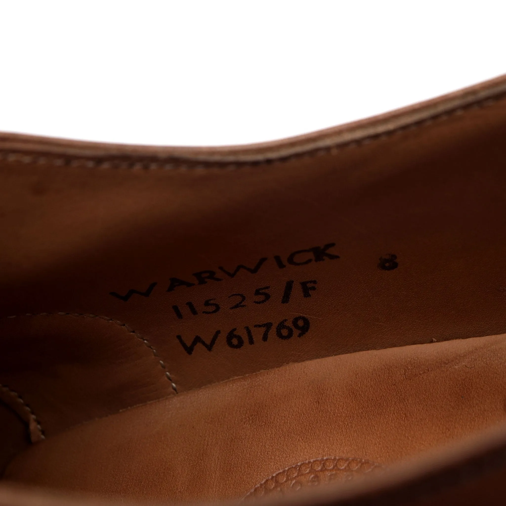 'Warwick' Brown Leather Oxford UK 8 F