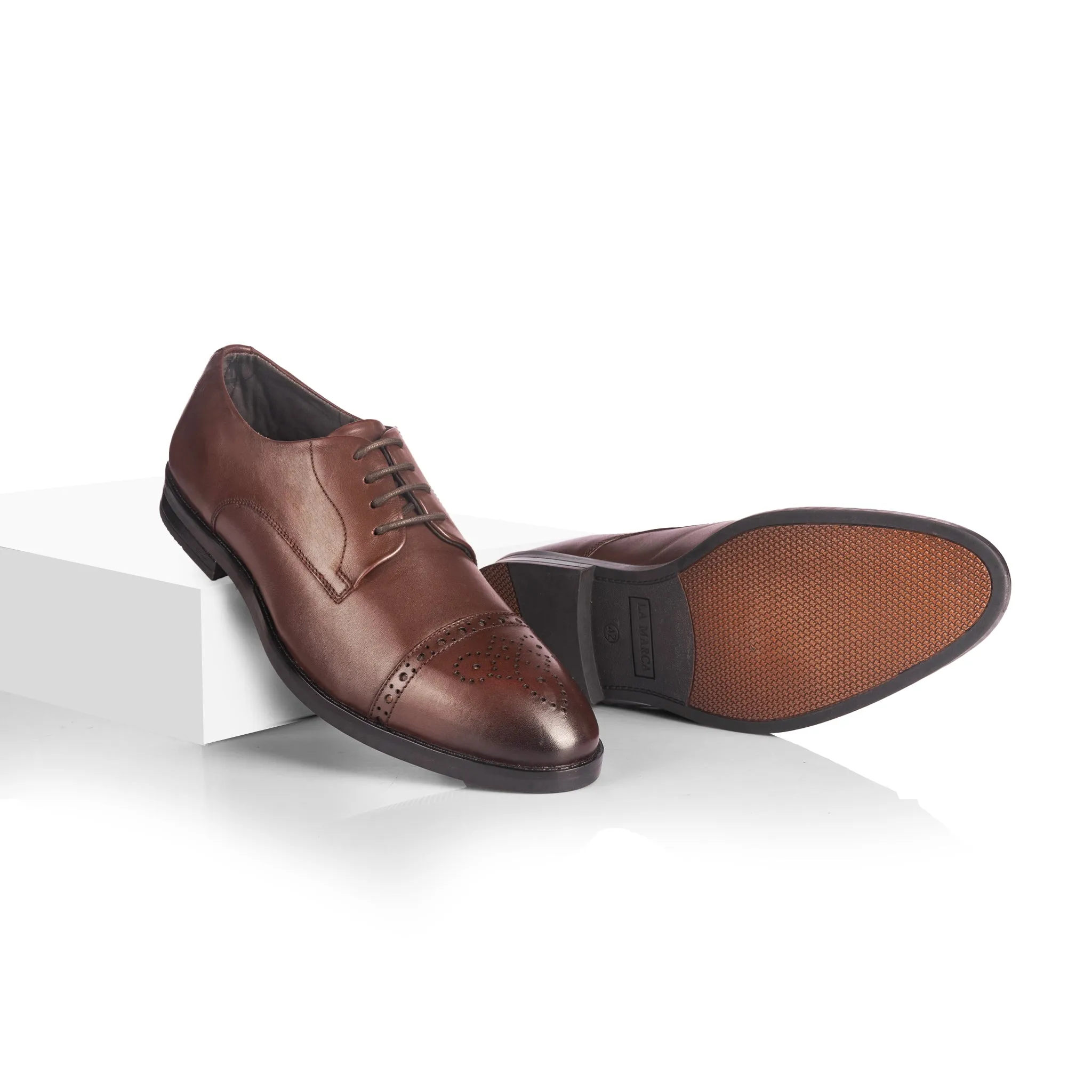 Wayne Cap Toe Derby (Mocha)