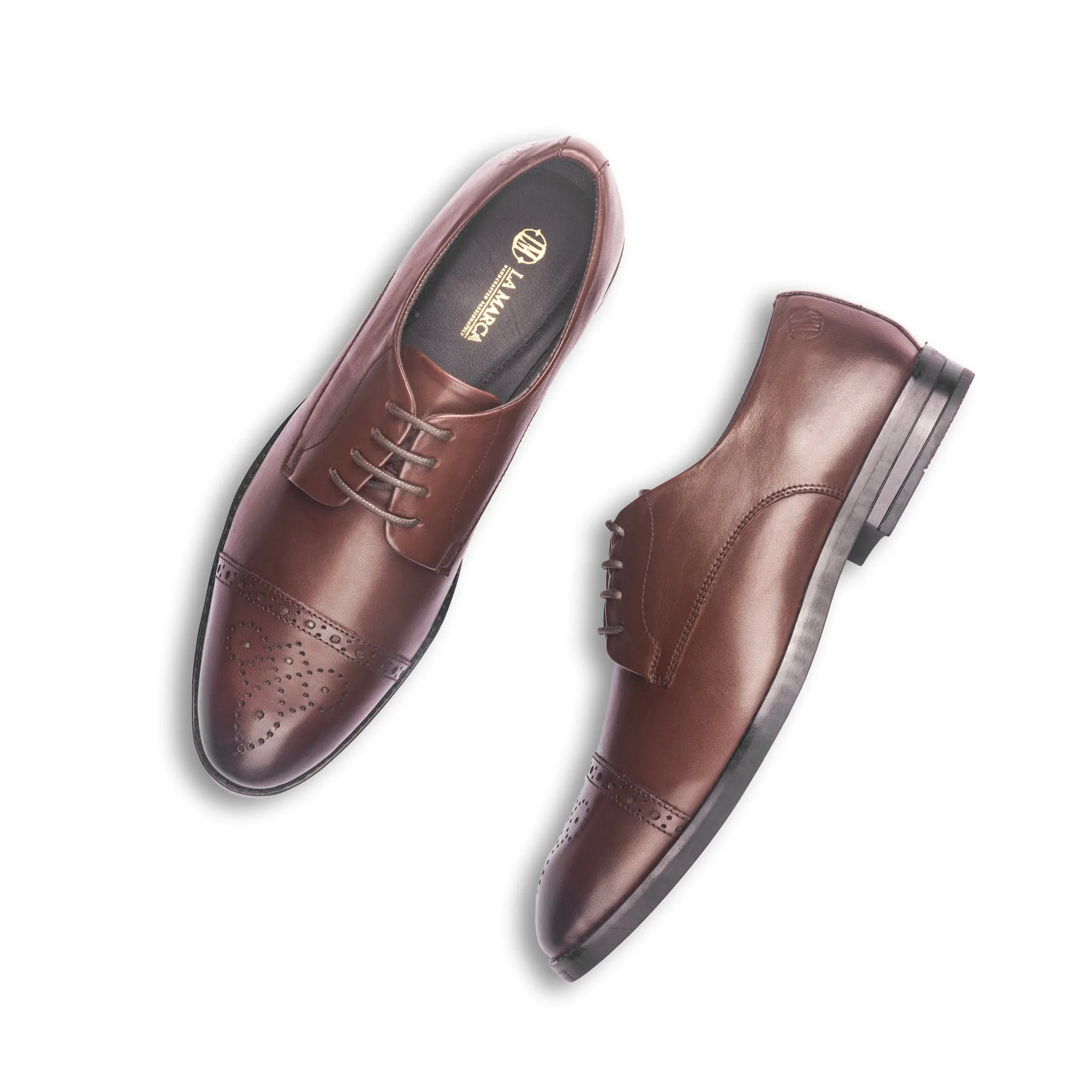Wayne Cap Toe Derby (Mocha)