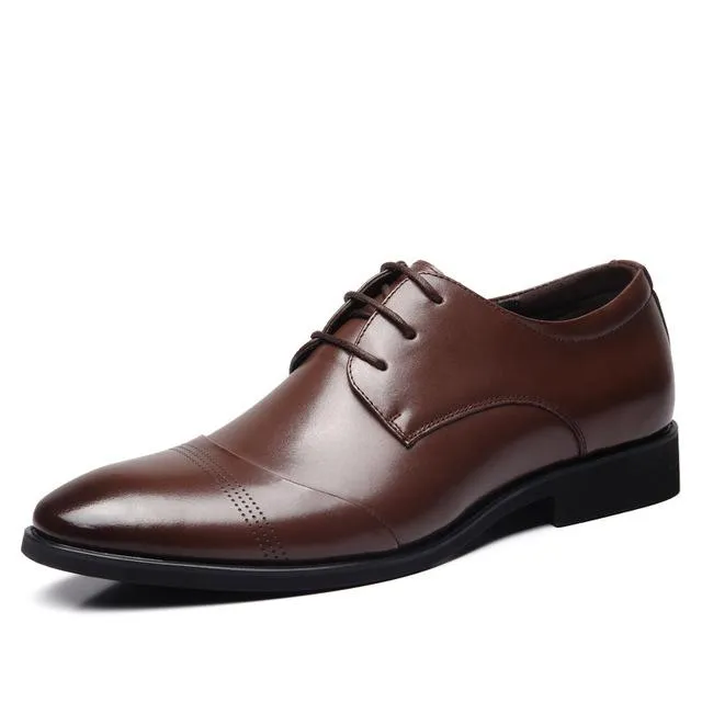 West Louis™ Business Genuine Leather Oxford Shoes