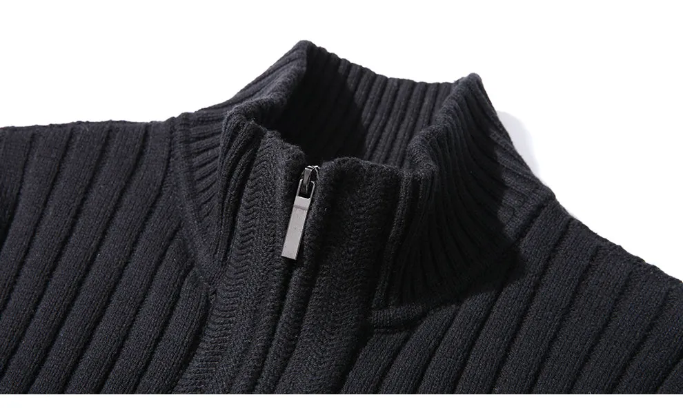 West Louis™ Classic Business Zipper Sweater